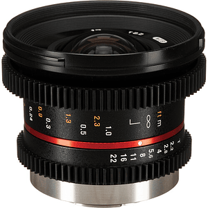 Rokinon de 12 mm T2.2 para Micro 4/3 - USADO