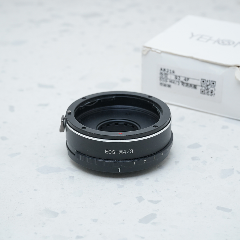 Yehon EOS-M4/3 — Adaptador Canon EF a Micro Cuatro Tercios - USADO 1