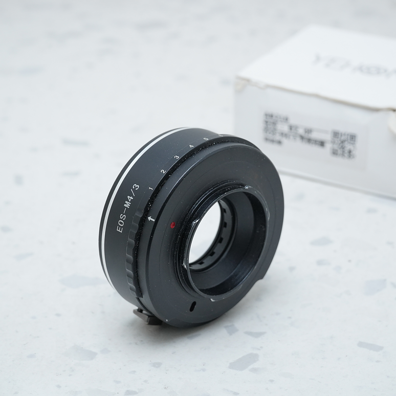 Yehon EOS-M4/3 — Adaptador Canon EF a Micro Cuatro Tercios - USADO 4