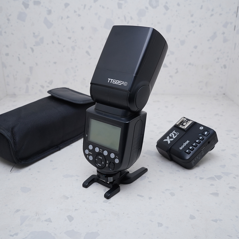 Flash Godox TT685C II + Trigger X2Tc (para Canon) - USADO 2