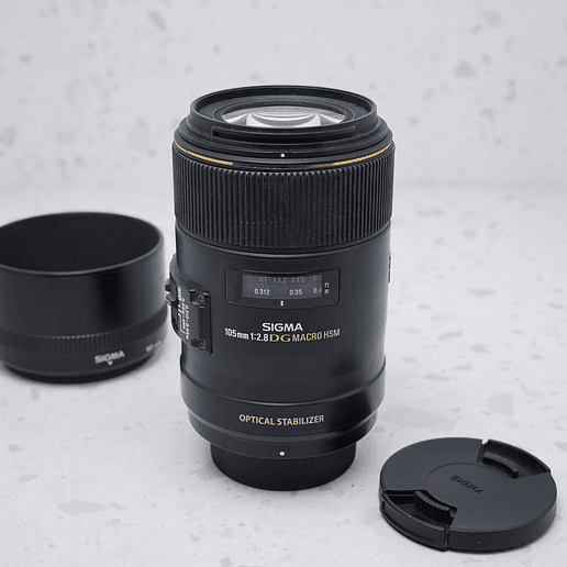 Sigma 105mm f/2.8 EX DG OS HSM para Nikon F - USADO 2