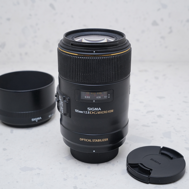 Sigma 105mm f/2.8 EX DG OS HSM para Nikon F - USADO 2
