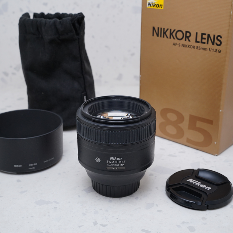 Nikon AF-S NIKKOR 85mm f/1.8G - USADO 3