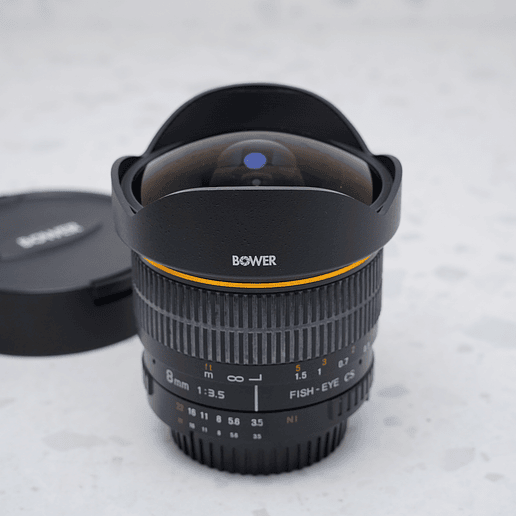 Bower 8mm Super Gran Angular f/3.5 Fisheye (Para Nikon) - USADO 2
