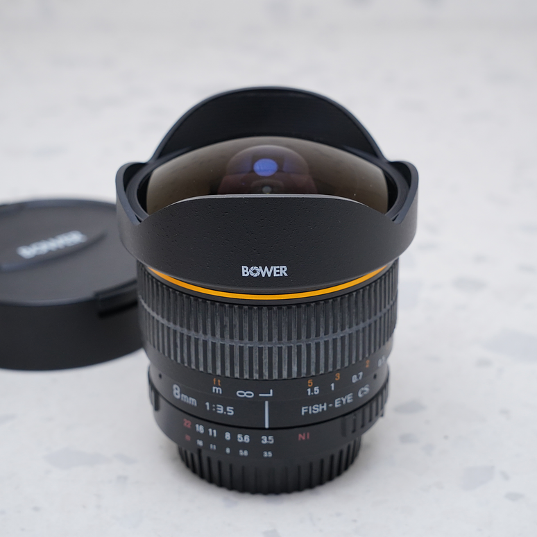 Bower 8mm Super Gran Angular f/3.5 Fisheye (Para Nikon) - USADO 2