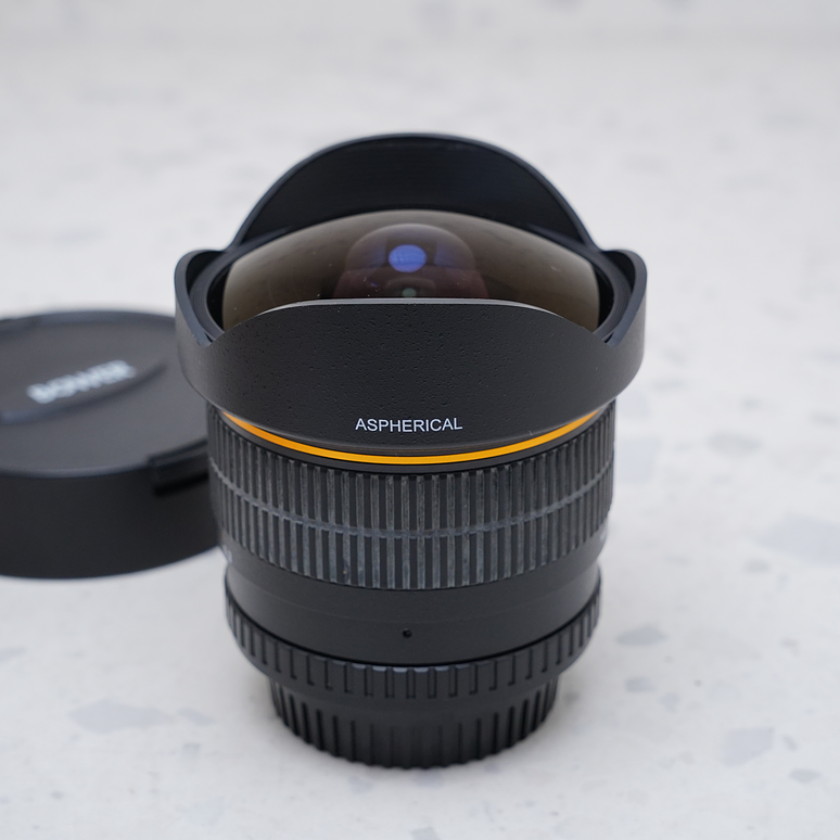 Bower 8mm Super Gran Angular f/3.5 Fisheye (Para Nikon) - USADO 3