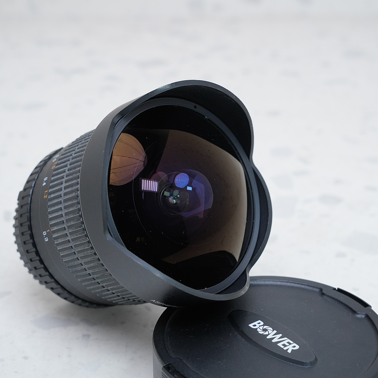 Bower 8mm Super Gran Angular f/3.5 Fisheye (Para Nikon) - USADO 4