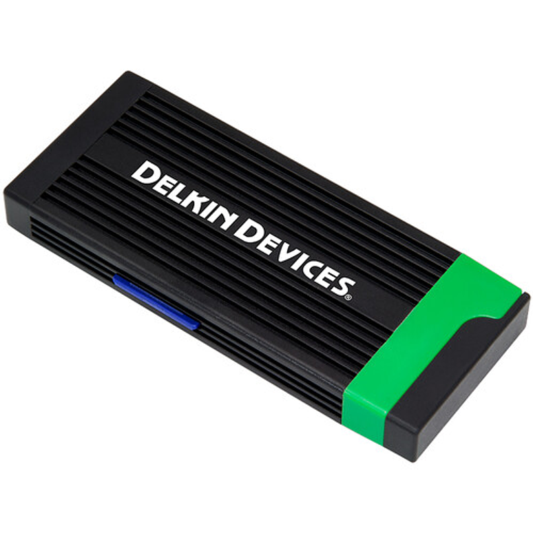 Lector Delkin Devices Tarjeta USB 3.2 CFexpress Tipo B y Lector de Tarjeta de Memoria SD UHS-II - USADO 1