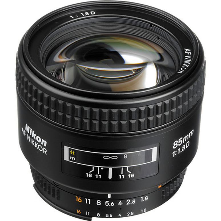 Nikon AF Nikkor 85mm f/1.8D - USADO 1