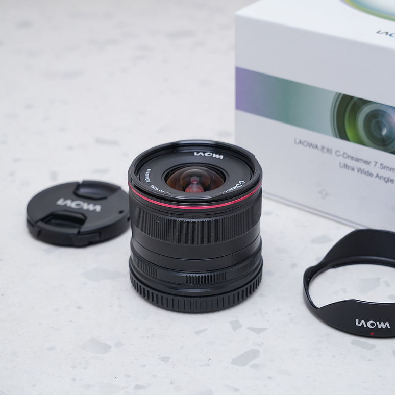 Venus Optics Laowa 7.5mm f/2 MFT para M43 (versión ultraligera, negra) USADO 2