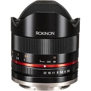Rokinon 8mm f/2.8 UMC Fisheye II para Sony E - USADO