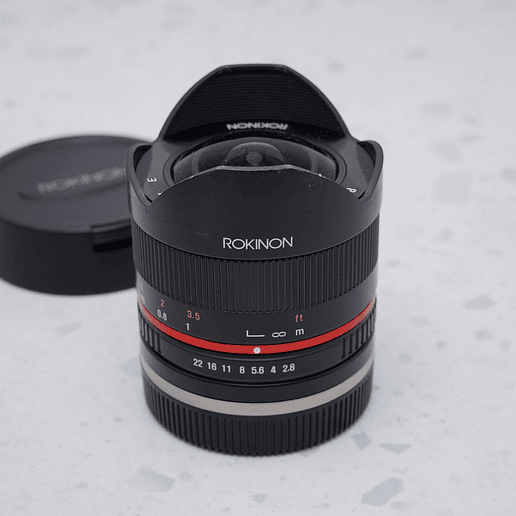 Rokinon 8mm f/2.8 UMC Fisheye II para Sony E - USADO 2
