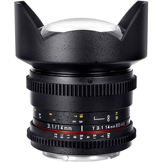 Samyang 14mm T3.1 Cine para Canon EF - USADO 1