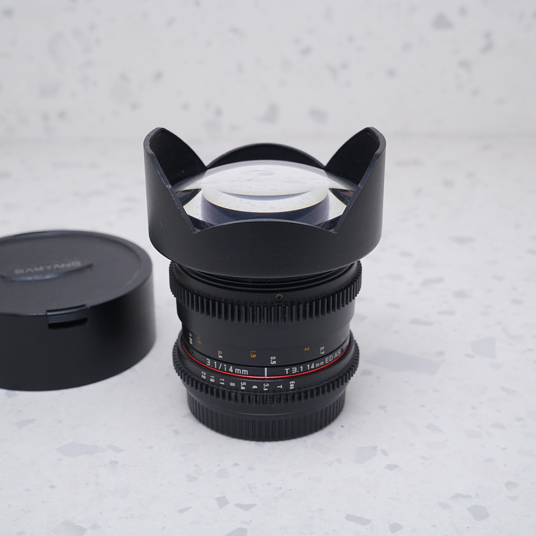 Samyang 14mm T3.1 Cine para Canon EF - USADO 2