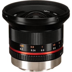 Rokinon 12mm f/2.0 NCS CS para Fujifilm X - USADO