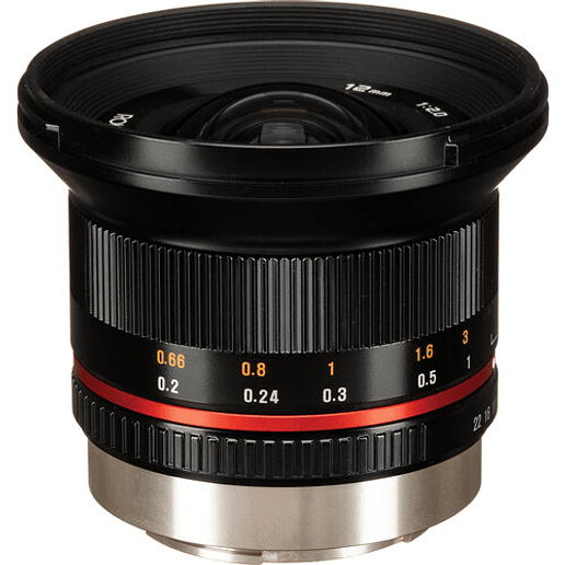 Rokinon 12mm f/2.0 NCS CS para Fujifilm X - USADO 1