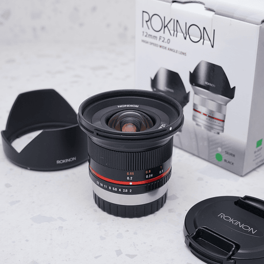 Rokinon 12mm f/2.0 NCS CS para Fujifilm X - USADO 2
