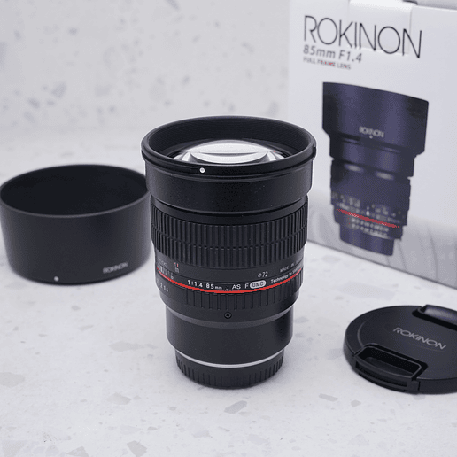 Rokinon 85mm f/1.4 AS IF UMC para Fujifilm X - USADO 2