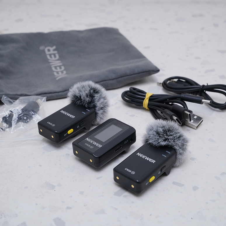 Micrófono inalámbrico Neewer CM28 para 2 personas 2