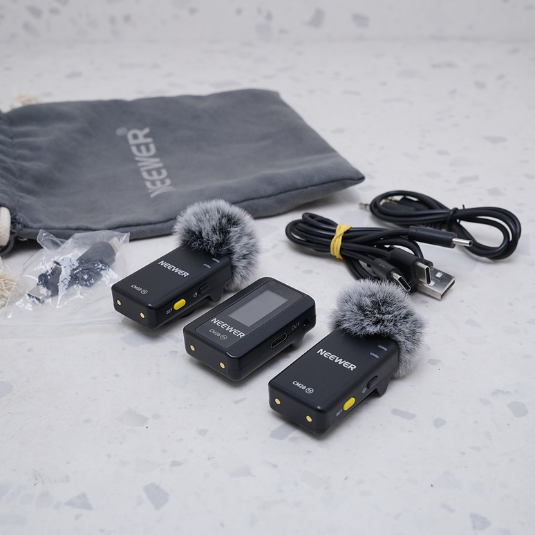 Micrófono inalámbrico Neewer CM28 para 2 personas 3