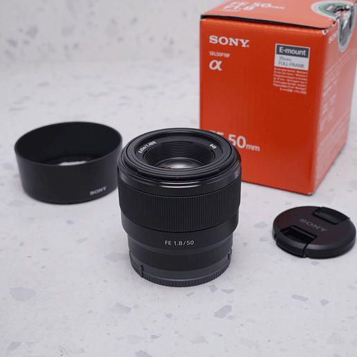Lente Sony FE 50mm f1.8 - USADO 2