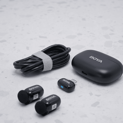 Sistema de micrófono inalámbrico BOYA mini Tiny con conector USB-C  - USADO 2