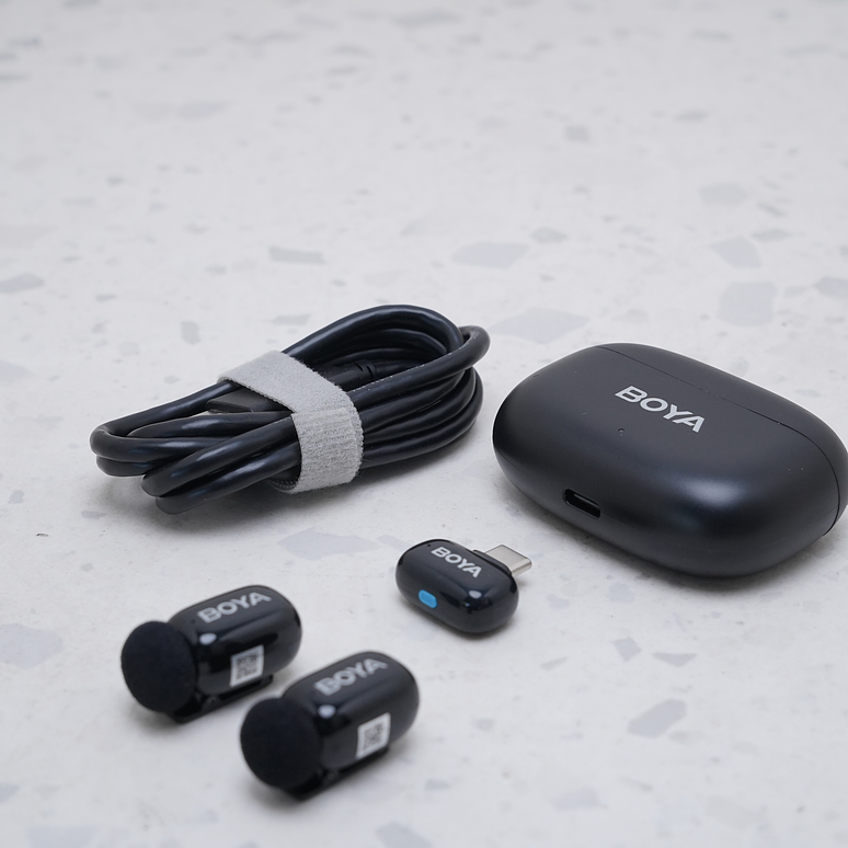 Sistema de micrófono inalámbrico BOYA mini Tiny con conector USB-C  - USADO 2
