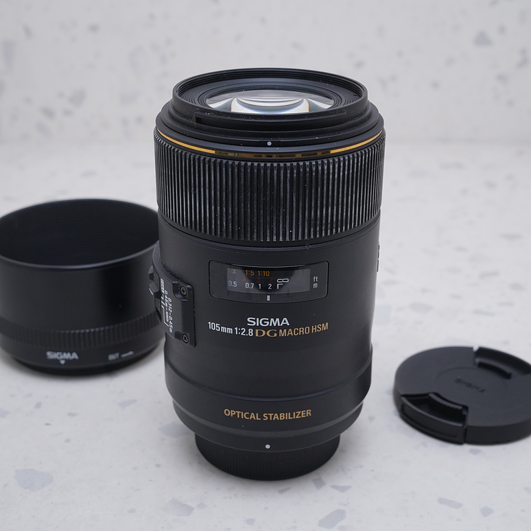 Sigma 105mm f/2.8 EX DG OS HSM para Nikon F - USADO 2