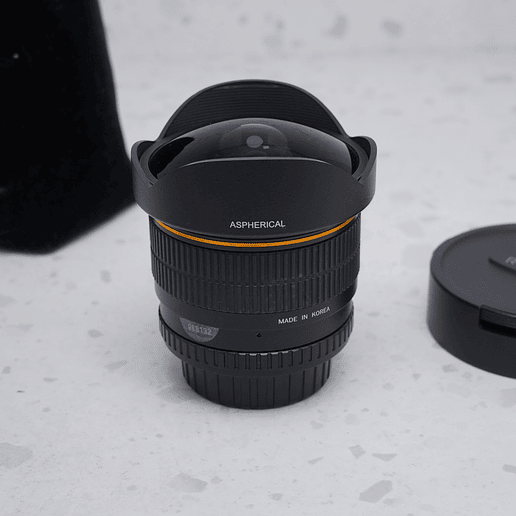 Rokinon 8mm f/3.5 Fisheye para Nikon F - USADO 3