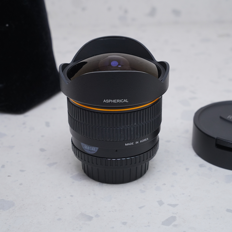 Rokinon 8mm f/3.5 Fisheye para Nikon F - USADO 3
