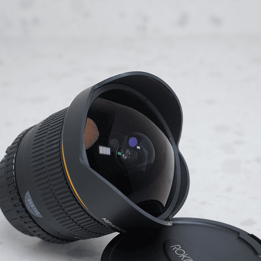 Rokinon 8mm f/3.5 Fisheye para Nikon F - USADO 4