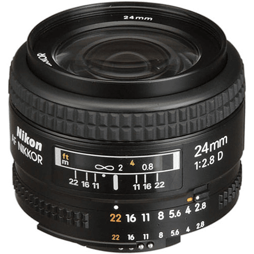 Nikon AF NIKKOR 24mm f/2.8D - USADO 1
