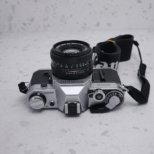 Canon AE-1 + 50mm + Kalimar 80-200mm - USADO 5
