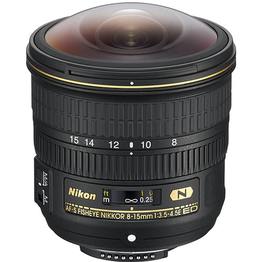 Nikon AF-S Fisheye NIKKOR 8-15mm f/3.5-4.5E ED - USADO 1