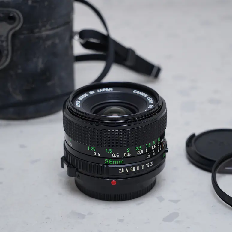 Canon 28mm f/2.8 FD - USADO 1