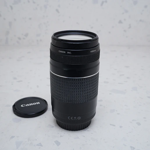 Canon EF 75 300mm f4-5.6 III - USADO 3