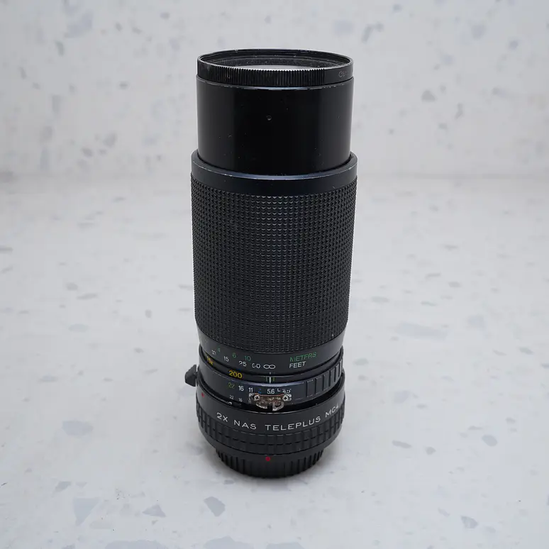 Vivitar 75-200mm f/4.5 para Nikon F + Teleconverter- USADO 1
