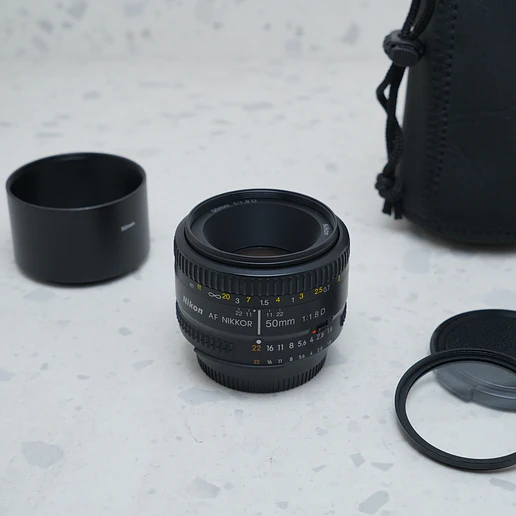 Nikon AF NIKKOR 50mm f1.8D - USADO 2