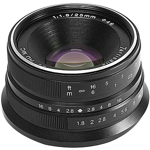 7Artisans 25mm f/1.8 para Sony E - USADO