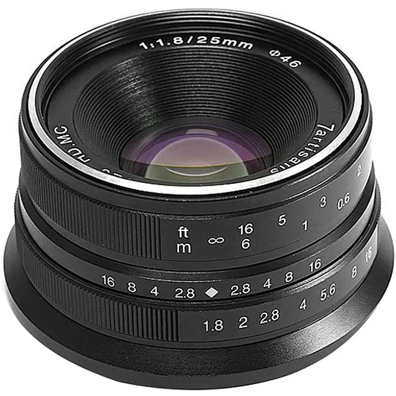 7Artisans 25mm f/1.8 para Sony E - USADO 1