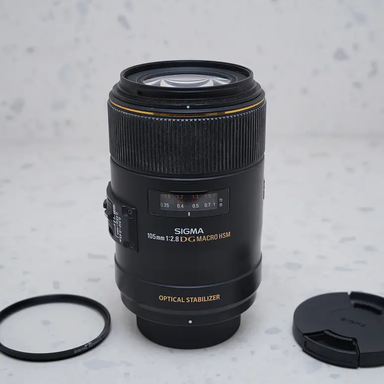 Sigma 105mm f/2.8 EX DG OS HSM para Nikon F - USADO 2