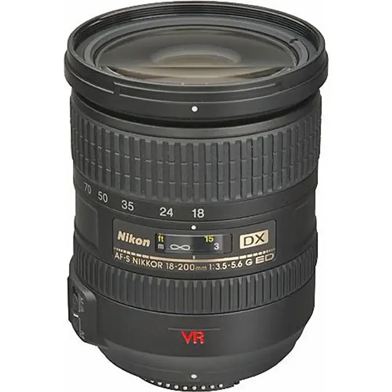 Nikon AF-S NIKKOR 18-200mm f/3.5-5.6 G ED VR DX - USADO 1