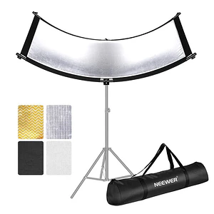 Reflector/difusor de luz pequeño Neewer con bolsa de transporte (39 x 18