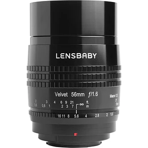 Lensbaby Velvet 56mm f/1.6 para Sony E - USADO