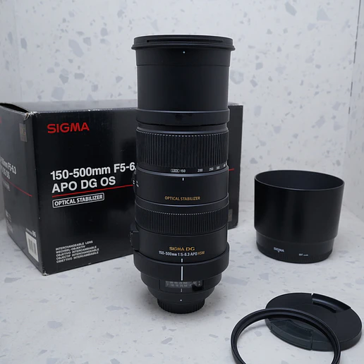 Sigma 150-500mm f/5-6.3 APO DG OS HSM para Nikon F Mount - USADO 2