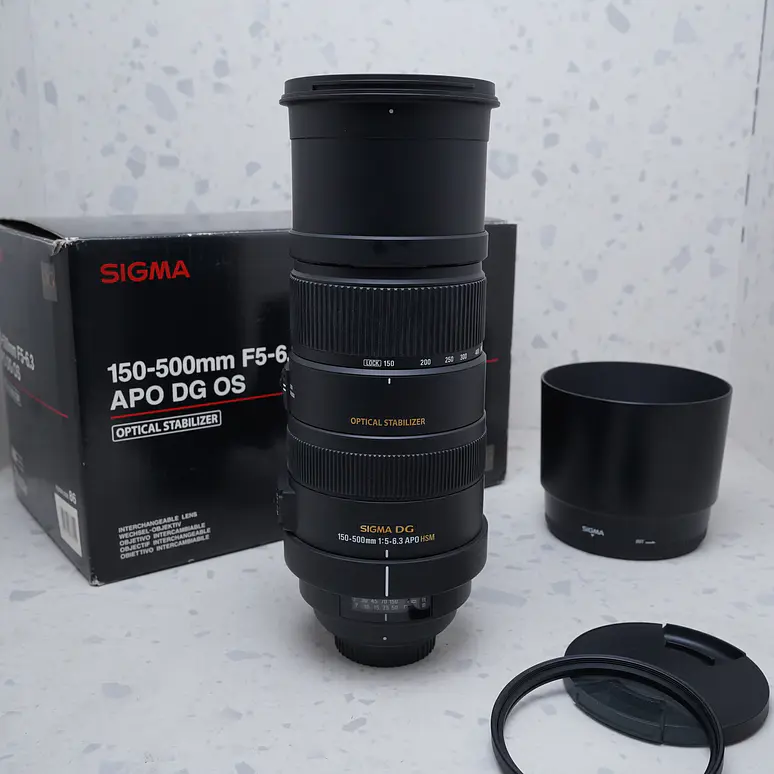 Sigma 150-500mm f/5-6.3 APO DG OS HSM para Nikon F Mount - USADO 2