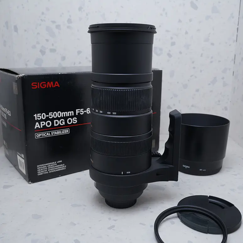 Sigma 150-500mm f/5-6.3 APO DG OS HSM para Nikon F Mount - USADO 3