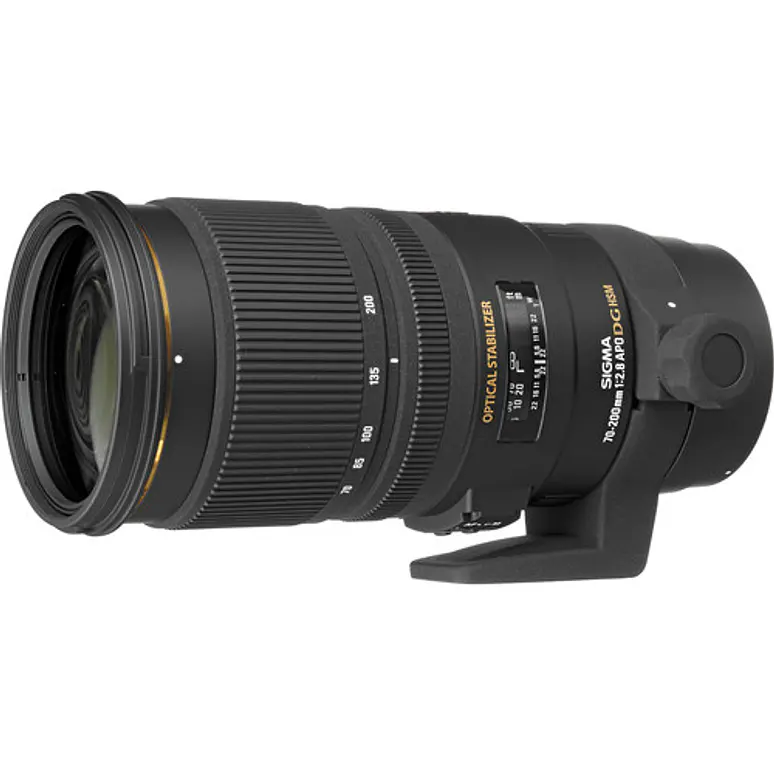 Sigma 70-200mm f/2.8 EX DG APO OS HSM para Sony Alpha + Adaptador A alpha a sony E- USADO 1