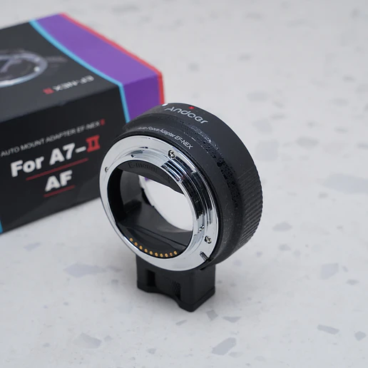 Adaptador Andoer EF-NEX II - USADO 3