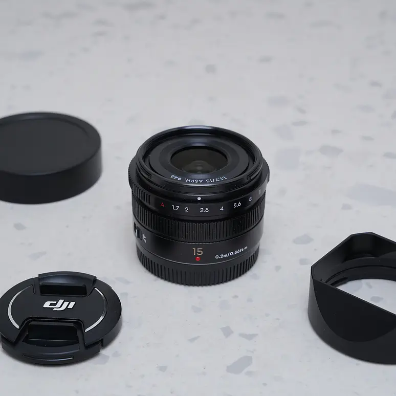 DJI MFT 15mm f/1.7 ASPH - USADO 2